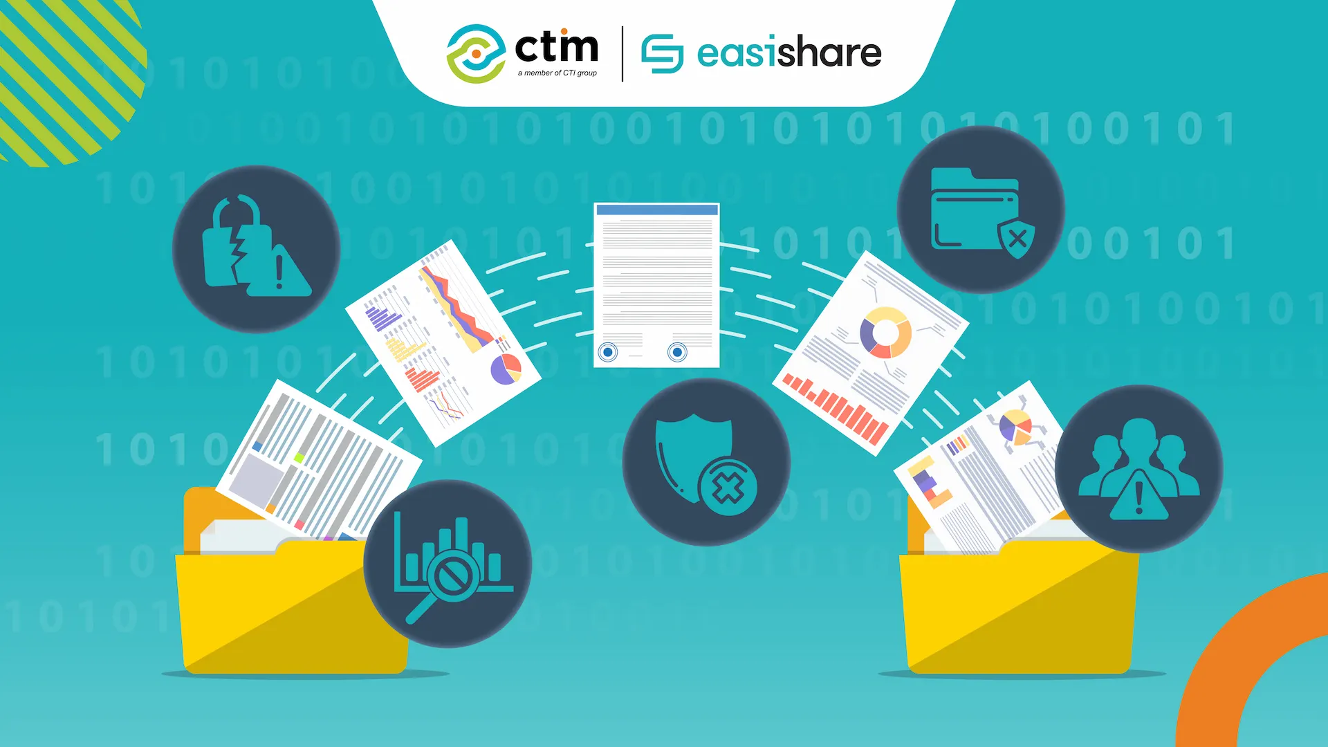 illustration causes of data breaches in file transfer EasiShare CTM
