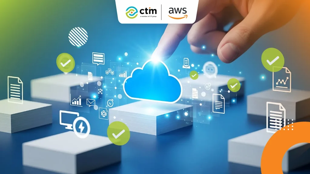 llustration of Cloud Maturity Model CTM AWS